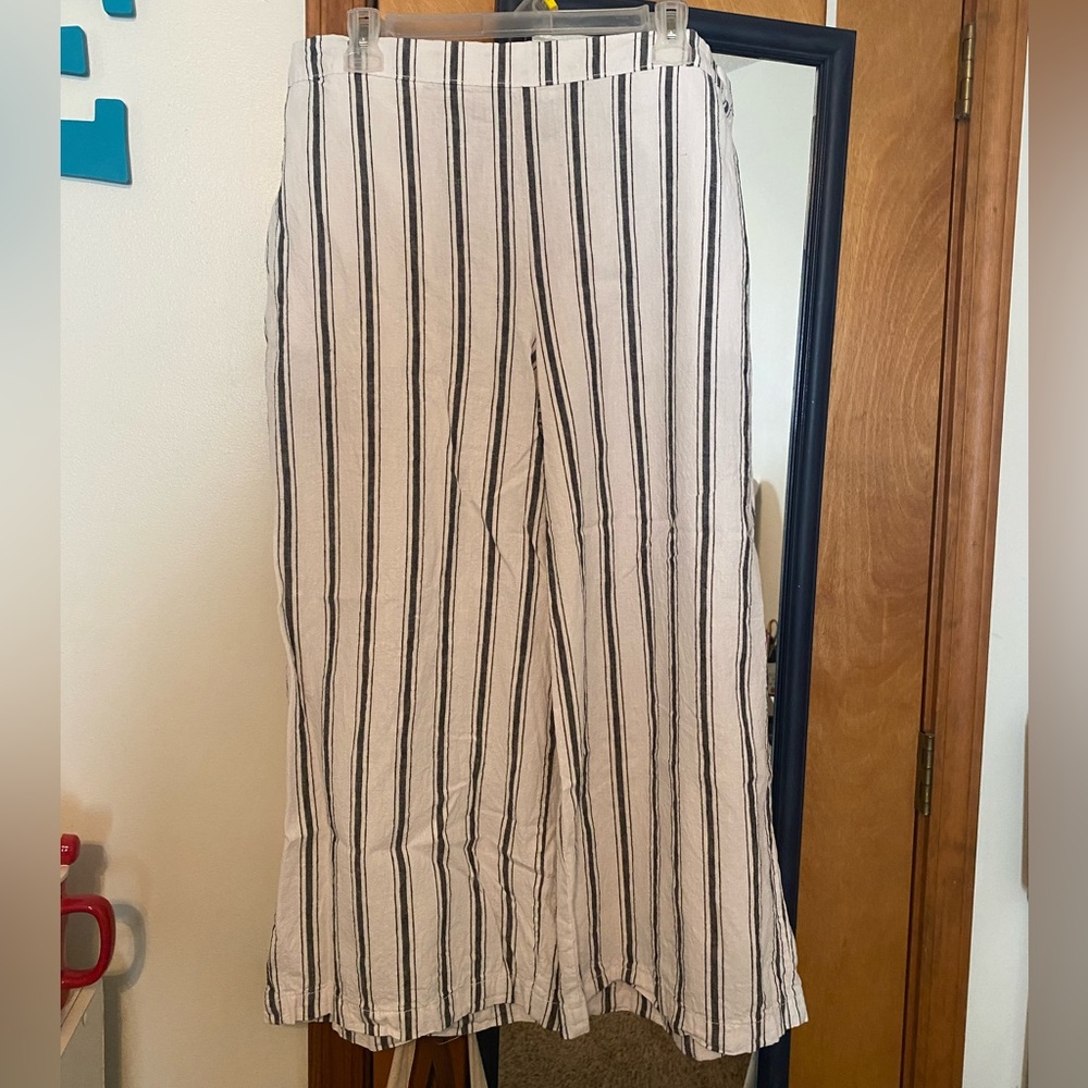 A.n.a linen cropped pants
